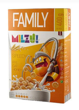 Milzu! Cereální kuličky s medem 400 g