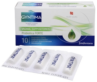 Herb Pharma Gyntima Probiotica vaginální čípky Forte 10 ks