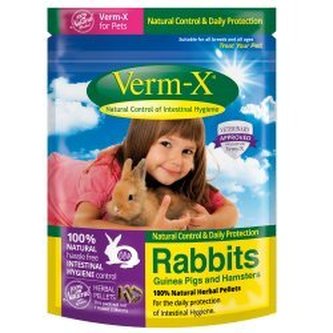 VERM-X VERM-X PŘÍRODNÍ NUGETKY PROTI STŘEVNÍM PARAZITŮM PRO HLODAVCE 180G