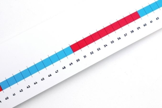 Numicon: 0-100cm scale Number Line