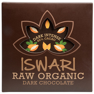 Iswari Raw čokoláda - Dark Intense 85 % BIO 75 g