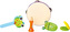 Small Foot Dřevěná hudební sada žabky