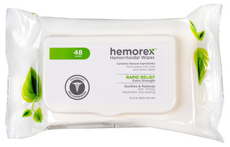 Hemorex Vlhčené ubrousky na hemoroidy Multipack 48 ks