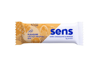 SENS SENS Pleasure Protein tyčinka s cvrččí moukou -  Tmavá čokoláda & Pomeranč 40 g
