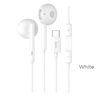 Hands Free HOCO L10, konektor Micro USB Typ C, barva bílá
