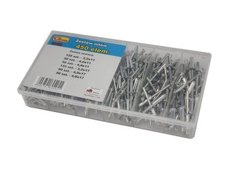 Sada nýtů hliníkových AVOSS P0406 450ks