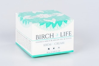 Birch 2 Life Březový krém se stříbrem a arganovým olejem 50 ml