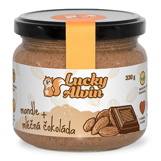Lucky Alvin Mandle + mléčná čokoláda 330 g