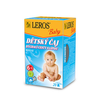 LEROS LEROS Baby Dětský čaj Dýchací cesty s lípou 20 x 2 g