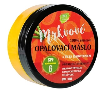 Vivaco Přírodní opalovací mrkvové máslo OF 6 150 ml Vivaco Přírodní opalovací mrkvové máslo OF 6 150 ml