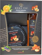 body tip Dárková kazeta Mochyně - zvláčňující krém 200 ml, pěna do koupele 200 ml