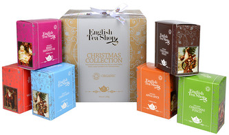 English Tea Shop Dárková kolekce - luxusní BIO čaje ve zlaté kostce 96 sáčků 6 příchutí