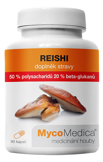 MycoMedica Reishi 50 % vysoká koncentrace