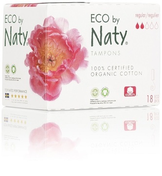 Eco by Naty Dámské ECO tampóny Naty (18 ks) - regular
