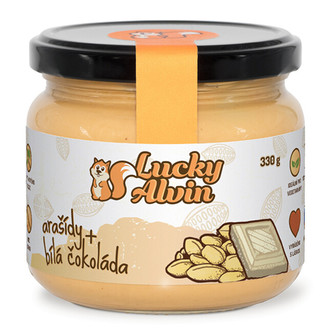 Lucky Alvin Arašídy + bílá čokoláda 330 g