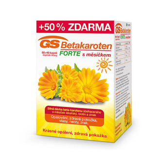 GreenSwan GS Betakaroten FORTE s měsíčkem 80 + 40 kapslí