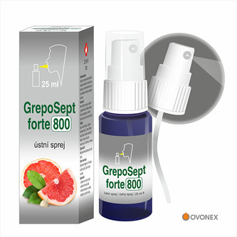 OVONEX s.r.o. GrepoSept FORTE 800 ústní sprej 25 ml