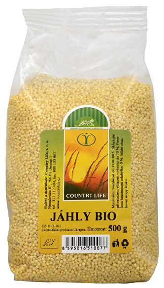 Country Life Bio Jáhly 500 g