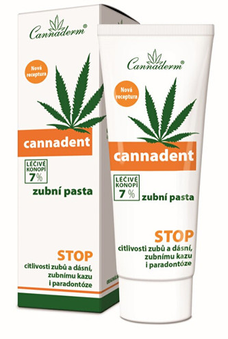 Cannaderm Cannaderm Cannadent zubní pasta NEW 75 g