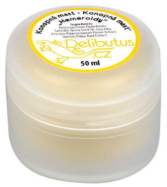 Delibutus Konopná mast na hemeroidy 50 ml