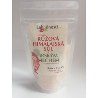 Lahodnosti Růžová himalájská sůl s irským mechem 200 g