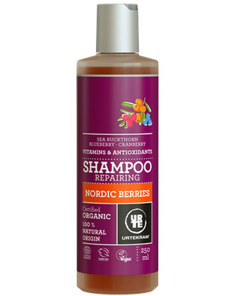 Urtekram Šampon Nordic Berries na poškozené vlasy BIO 250ml