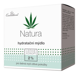 Cannaderm Cannaderm Natura hydratační mýdlo 100 g