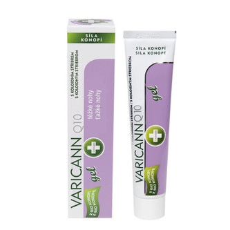 Annabis Varicann Q10 - gel z konopí s koloidním stříbrem 75 ml
