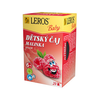 LEROS LEROS Baby Dětský čaj Malinka 20 x 2 g
