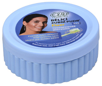 Eva Cosmetics Eva bělící zubní pudr (fluor) 30 g