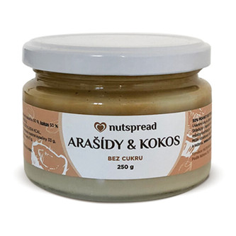 Nutspread 100% kokosovo-arašídové máslo Nutspread 1 kg