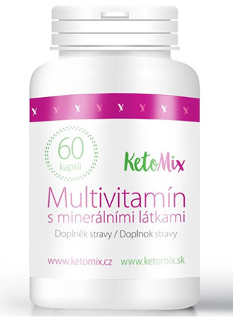 KetoMix Multivitamín s minerálními látkami 60 kapslí