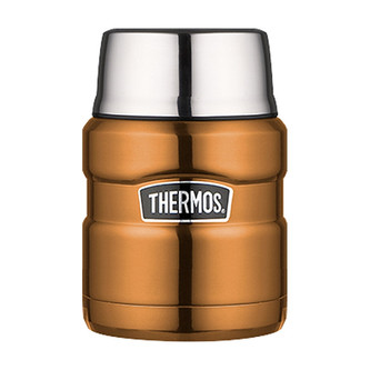 Thermos Style Termoska na jídlo se skládací lžící a šálkem - měděná 470 ml Thermos Style Termoska na jídlo se skládací lžící a šálkem - měděná 470 ml