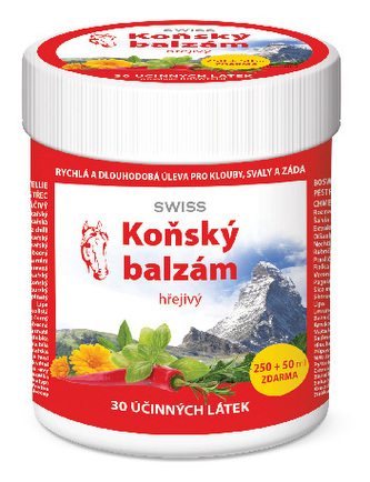 Simply You Koňský balzám SWISS hřejivý 250 ml + 50 ml ZDARMA