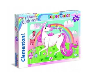 Clementoni Puzzle Supercolor Jednorožec / 104 dílků