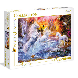 Clementoni Puzzle Jednorožci / 1500 dílků