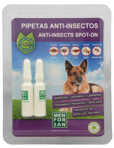 MENFORSAN Antiparazitní pipety pro psy (100% Natural Repellent Anti-parasite Spot on for Dogs) 2 x 1,5 ml