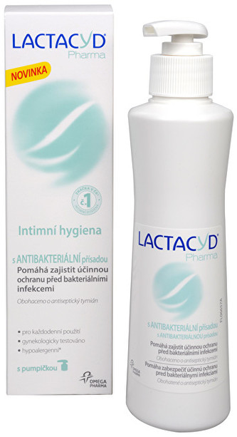 Omega Pharma Lactacyd Pharma s antibakteriální přísadou 250 ml