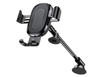 Držák do auta BASEUS HEUKJI GRAVITY BLACK s nabíjením