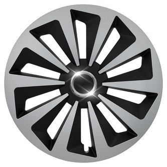 Kryty kol 16\"  FOX RING SILVER/BLACK (sada 4 ks)