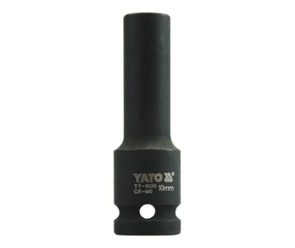 Nástavec 1/2\" rázový šestihranný hluboký 10 mm CrMo