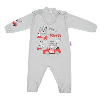 2-dílná souprava New Baby Crazy Panda - velikost 68 (4-6m)