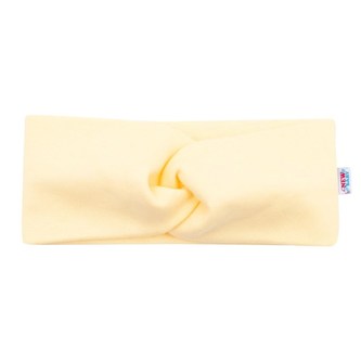 Kojenecká čelenka New Baby Style žlutá 2