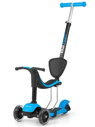 Dětská koloběžka Milly Mally Little Star blue