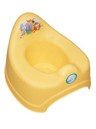 Hrající dětský nočník safari žlutý