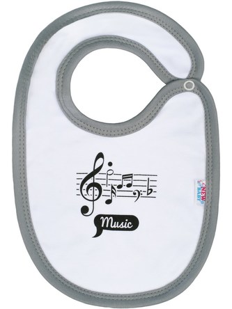 Kojenecký bavlněný bryndák New Baby Music