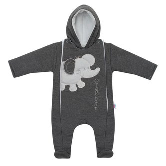 Zimní kombinézka New Baby Winter Elephant šedá - velikost 80 (9-12m) Zimní kombinézka New Baby Winter Elephant šedá - velikost 80 (9-12m)