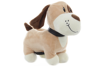 Plyšová pokladnička pes se zvukem