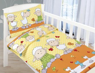 Dětské povlečení bavlna Agáta - Ovečky - 90x135, 45x60