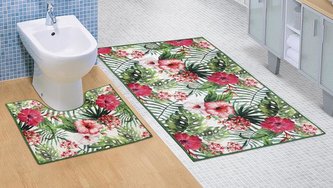3D tisk  sada - ibišek - sada (60x100, 60x50 cm WC )